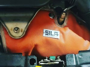 FIAT 500 Turbo Thermal Blanket - 1.4L Multi Air Turbo - Red Silicone/ Fiberglass 